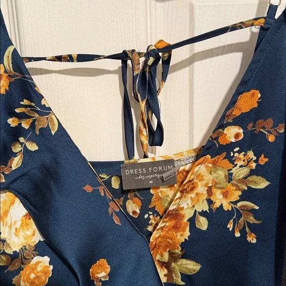 Floral Assymetrical Maxi Dress - Picture 9 of 9